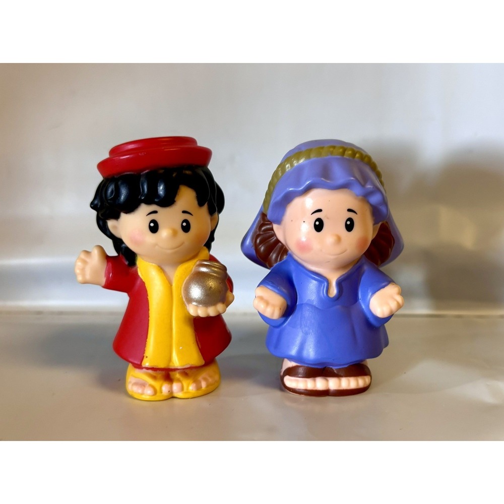 Fisher‎ Price Little People Nativity Christmas Figures 2 PCs
